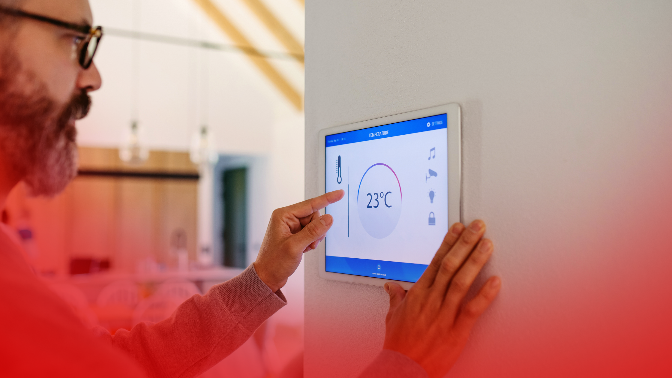 BMS control panel and cabling in commercial building UAE