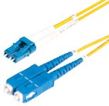 LC-SC (UPC) OS2 Single Mode Duplex FibrE Optic Cable image